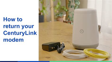 centurylink return modem